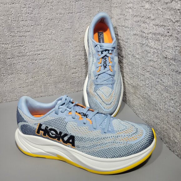 Hoka One One Rincon 4 Mens Size US 10D Drizzle / Nautical Dusk Athletic Sneakers - Picture 3 of 12